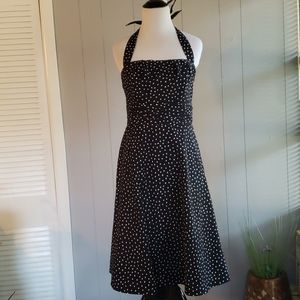 NWOT Black & White Halter/Sleeveless Dress